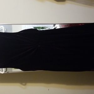 Velvet dress-long